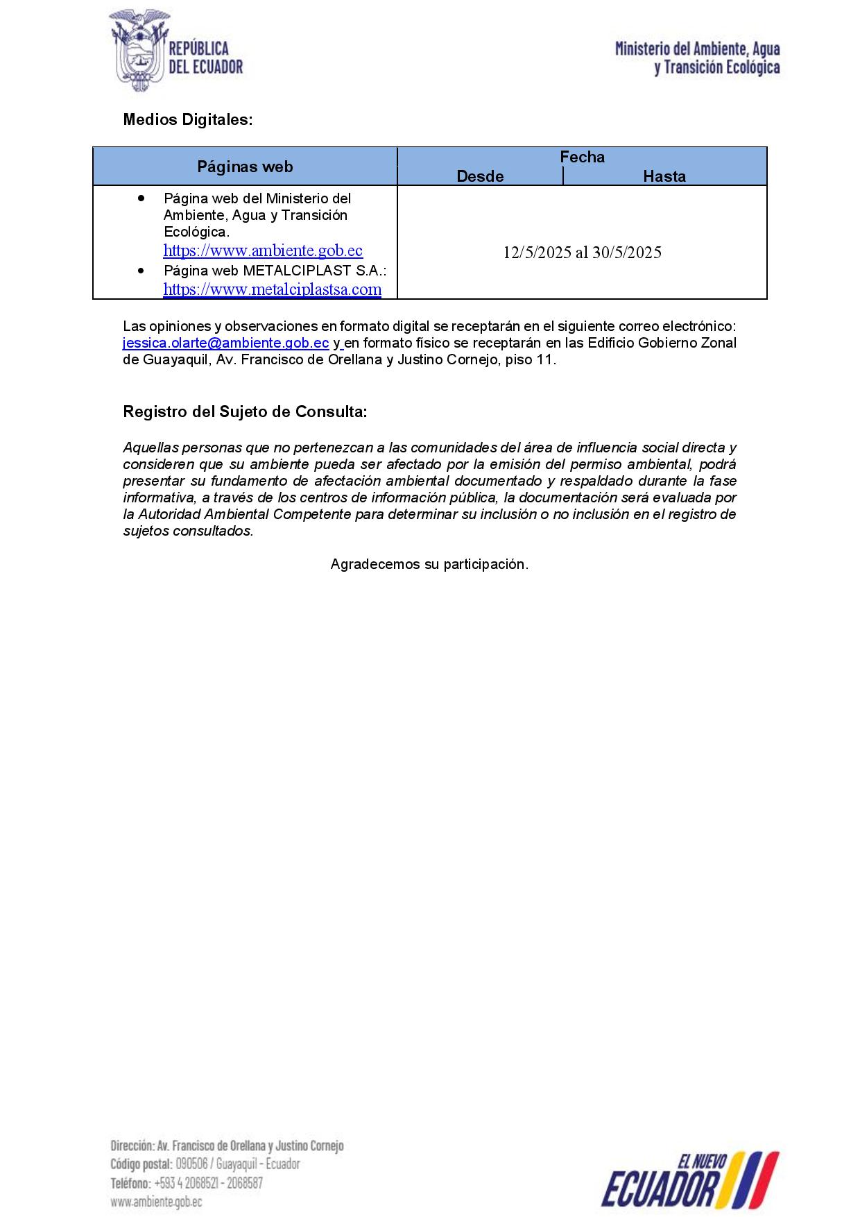 Convocatoria 2